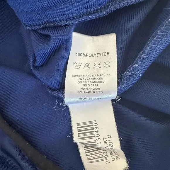 Fila Men's Medium Embroided Flag Italia Track Jacket - Vintage Style - Picture 9 of 9